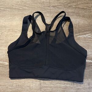 Lululemon Front Zipper Mesh Back Long-Line Train Sports Bra